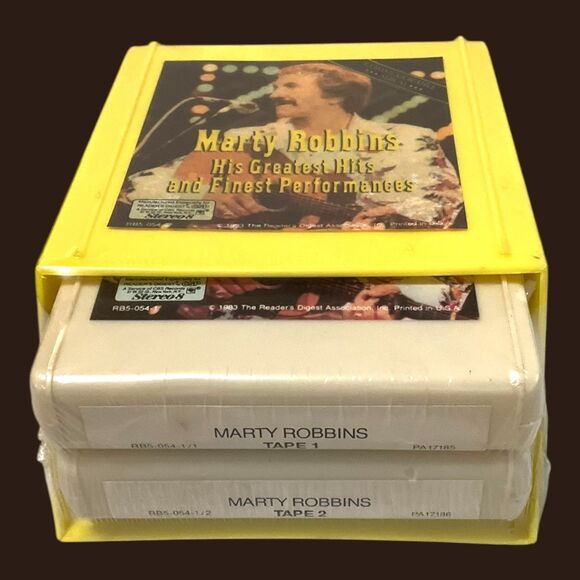 Marty Robbins His Greatest Hits & Finest Performances 8 Track Tapes 1-2 Booklet - Picture 1 of 11